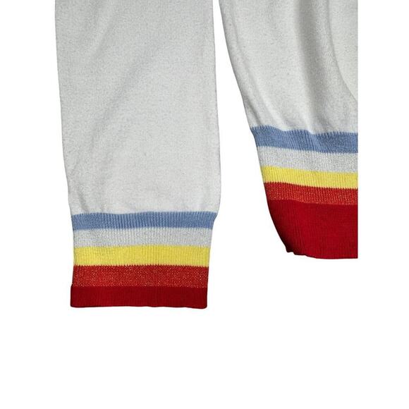 Madison Marcus Women's V Neck Rainbow Hem Sweater Size Large - Picture 6 of 7